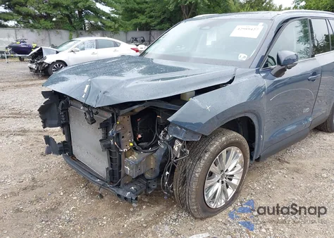 2024 Toyota Grand Highlander Platinum from USA, damaged, VIN 5TDAAAB52RS034239